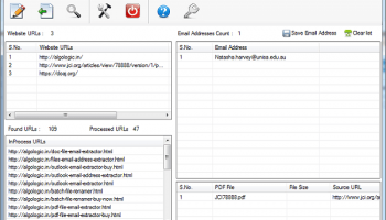 Website PDF Email Extractor Pro screenshot