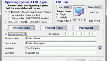 Advanced BAT to EXE Converter screenshot