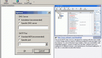 Free SMTP Server screenshot