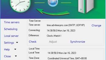 Advanced Time Synchronizer screenshot