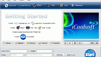 iCoolsoft Blu-ray Disc Ripper screenshot