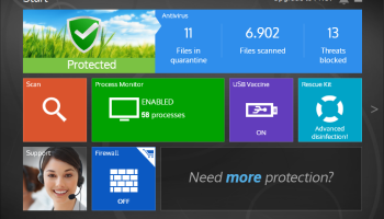 Panda Free Antivirus (Panda Dome) screenshot