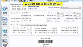 Industrial Barcode Generator screenshot