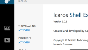 Icaros Shell Extensions Portable screenshot
