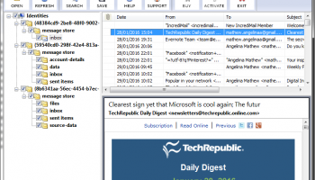 IncrediMail Database to Outlook screenshot