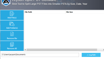 PST Splitter screenshot