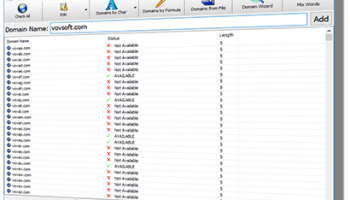 Domain Checker screenshot