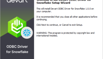 Snowflake ODBC Driver by Devart screenshot