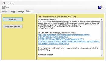 TextEncrypt screenshot