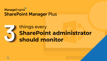 ManageEngine SharePoint Manager Plus screenshot