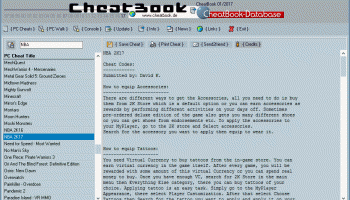 CheatBook Issue 01/2017 screenshot