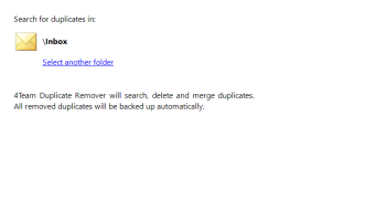 Outlook Duplicate Remover screenshot