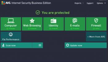 AVG Internet Security Business Edition screenshot