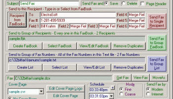 32bit Fax screenshot