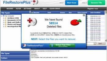 FileRestorePlus screenshot