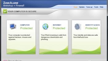 ZoneAlarm Antivirus & Firewall 2013 screenshot