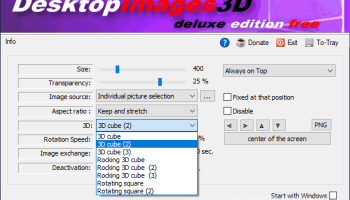 DesktopImages3D screenshot