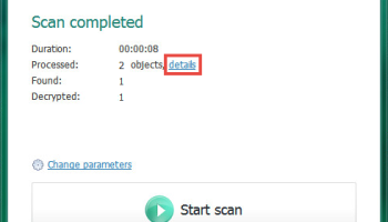 Kaspersky ScatterDecryptor screenshot