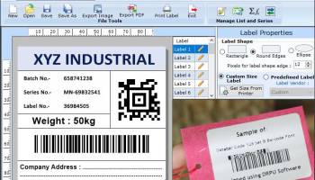 Industrial Barcode Maker screenshot