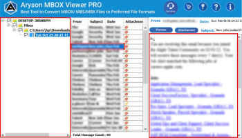 Aryson MBOX Viewer screenshot