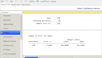 StatCalc Win screenshot