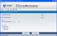 Convert Outlook PST to MBOX screenshot