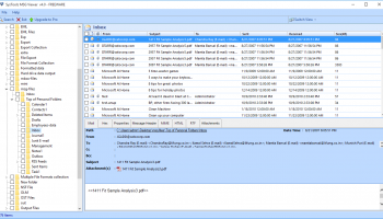 Free MSG File Viewer Tool screenshot