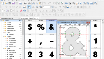 FontCreator Home Edition screenshot