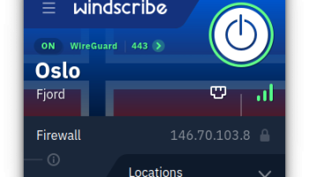 Windscribe screenshot