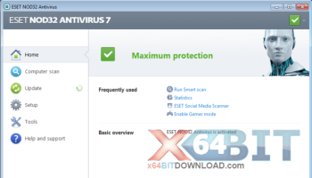 NOD32 Antivirus (64 bit) screenshot