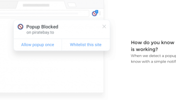 Poper Blocker for Chrome screenshot