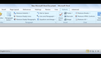 Kutools for Word screenshot