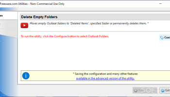 OutlookFreeware Utility Manager screenshot