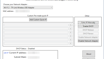 IP Changer (IPC) screenshot