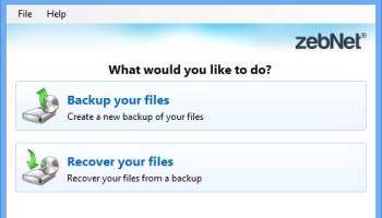 zebNet Backup for Firefox Free Edition screenshot