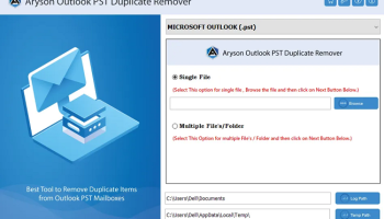 Outlook Duplicate Remover screenshot