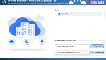 OneDrive Backup Software screenshot