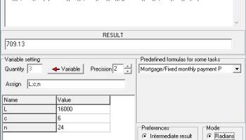 Multivariable calculator - SimplexCalc screenshot