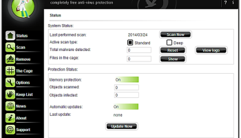 Amiti Antivirus screenshot