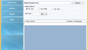 ToolsGround Split Outlook PST screenshot