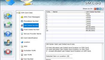 Sim Card Deleted SMS Rescue Tool screenshot