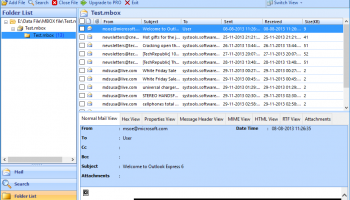 Read and View MBOX in Windows screenshot