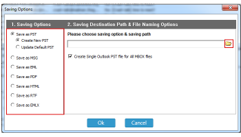 How to Convert MBOX to PST Outlook 2007 screenshot