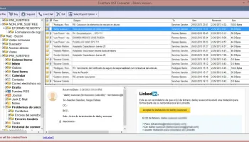 TrustVare OST to MSG Converter screenshot