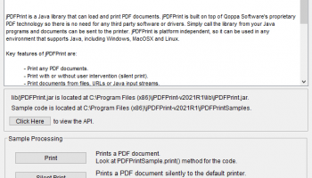 jPDFPrint screenshot