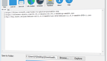 VOVSOFT - Batch URL Downloader screenshot