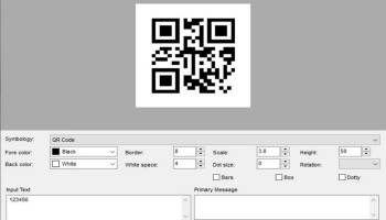 Active Barcode and QR code Generator screenshot