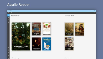 Aquile Reader screenshot