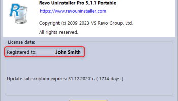 Revo Uninstaller Portable screenshot