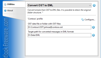 Convert OST to EML for Outlook screenshot